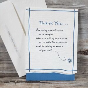 Blue Mountain Arts Thank You Greeting Card with Envelope Rare People Kindness